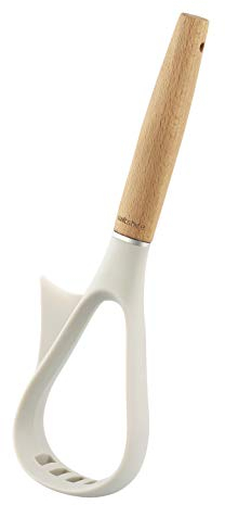 Wiltshire EAT Smart 4-in-1-Avocado-Werkzeug, Scheiben, Gruben, Schaufeln und Mashes, Avocados aus natürlichem Buchenholz, langlebiger Kunststoff-Funktionskopf, 31 x 10 x 4,2 cm, Braun und neutral
