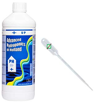 Weedness Advanced Hydroponics pH-Plus + 1 Liter Dünger - ph-senker Heber Pflanzen Grow Anbau Indoor Down Granulat Tomaten Rasen Orchideen