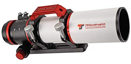 TS-Optics 70/350 mm f/5 Quadruplet Flatfield Apo mit 3-Element FPL53 Objektiv, TSAPO71Q