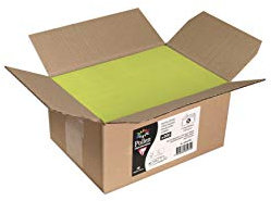 Clairefontaine 65475C Packung mit 200 Umschläge Pollen, 110 x 220mm, haftklebend, 1 Pack, Knospengrün