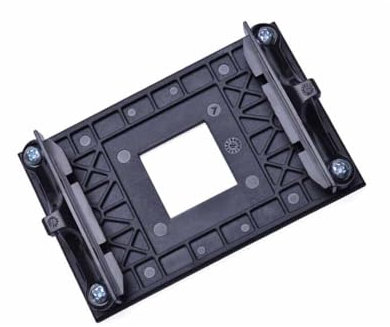 Aimeixin AM4 CPU Heatsink Bracket,Socket Retention Mounting Bracket for Hook-Type Air-Cooled or Partially Water-Cooled Radiators, AMD CPU Fan Bracket Base for AM4 (B350 X370 A320) (Black)
