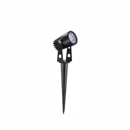 BENEITO FAURE Pincho LED 3W 30º 100-240V Luz cálida 3000K para exteriores IP65 240Lm