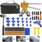 MENQANG Dent Repair Kit Werkzeuge, Body Dents Remover Kit 43 pcs Repair Tools Dellen Repair Tool Dellen Repair Pen und Gummihammer (Golden Plus Hammer)