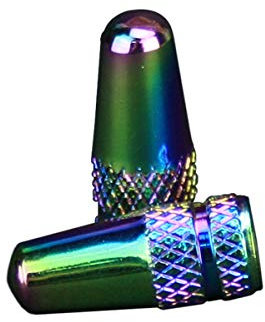 Fahrrad Ventilkappe SV DV 2er Set Aluminium Rennradventil (Multicolor)