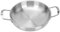 Cabilock Steel Skillet Stir- Fry and Paella Pan Stainless Steel Grill Pan with Double Handles for Home Restaurant (A)