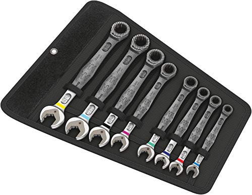 Wera Joker 6000 Ratschen-Gabel/Ringschlüsselsatz CrMo-Stahl, 8-teilig 5/16 → 3/4 Zoll