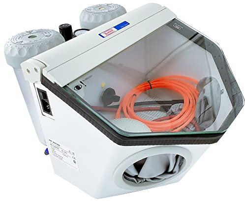 LMEIL Dental Lab Sandblaster, Diy jewelry making Jewelry Sandblaster for jeweler Mini Sandblast with 2 Pen Manual Sandblasting Machin