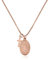 GD GOOD.designs Maria Kette in Roségold für Damen - Wasserfest - Madonna Halskette mit kleinem Kreuz Anhänger aus Edelstahl I Größenverstellbar 40+5cm