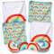 MIK funshopping Lot de 4 gants de toilette magiques, serviette magique, petit cadeau pour enfant, motif tombola, arc-en-ciel 2