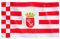 Runesol Bremen Flagge für Balkon, 91x152cm, Hansestadt Fahne mit 4 Ösen, Bremen Speckflagge, Premium-Flaggen für drinnen und draußen, satte Farben