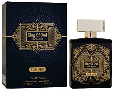 King of Oud Parfüm, 100 ml, King of Oud Eau de Toilette, Herrenduft, Safran, Moschus und Oud, Duft: King of Oud Pour Homme, 100 ml Parfüm von Sapphire's Choice