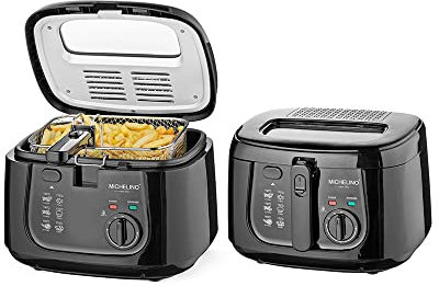 Michelino Kunststoff-Fritteuse 2,5 Liter schwarz