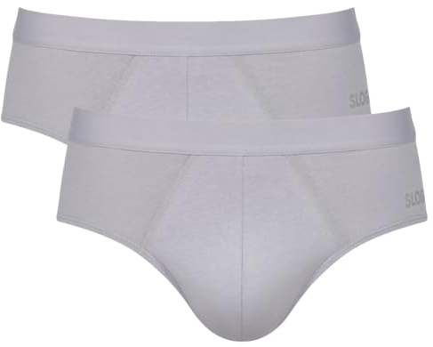 Sloggi GO ABC 2.0 Brief 2P Homme, Platinum, L