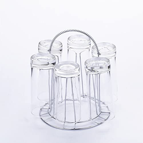 Staffa per Portabicchieri in Vetro Staffa per Portabicchieri in Acciaio Inossidabile Supporto per Portabicchieri per Uso Domestico in Acciaio Inossidabile per Struttura Stabile