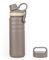 GRANDTIES 2 Lids Sports Stainless Steel Water Bottles – Wide Mouth Vacuum Insulated Reusable Leak Proof BPA-Free Travel Metal Canteen, Thermal Bottles for Men Women Gym (Caffe Latte 24 oz)