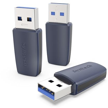 Syntech USB C Adapter (3er-Pack), USB C Buchse auf USB3.0 Stecker Adapter, Typ C Ladekabel Power Converter Kompatibel mit iPhone 15 14 iPad Pro Mini Samsung S23 Apple Watch Series 9 AirPods CarPlay