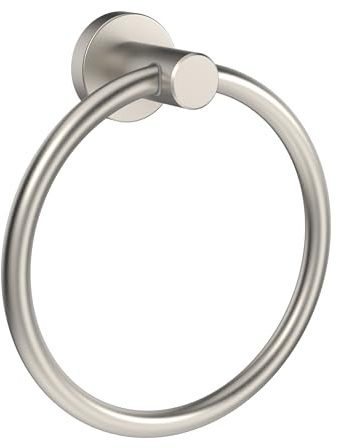 WZRUA Handtuchring Handtuchhalter, Nickel Edelstahl Handtuchhalterung, Handtuch Handtuchhaken Handtuchhalter Rund für Badezimmer und Küche(Gebürstetes Finish)