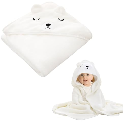 NyxSeat 1-Teiliges Babyhandtuch Mit Kapuze, Weiches, Saugfähiges Baby-Badetuch, Cartoon-Tier-Umhang-Bademantel, Toilettenartikel Für Neugeborene Und Kleinkinder