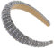 scicent Haarschmuck Damen Strass-Stirnband Bling Crystal Hair Creolen Glitter Sparkle Dickes Haarband Diamond Beads Haarreif Mode Haarschmuck für Frauen Mädchen - 16721