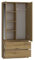 Oggi Lugo 90 cm Eiche Garderobenschrank - Massivholz Tür mit Holzoptik - Eichezentrum Home Schrank - Pflegetipps & Recycelbar