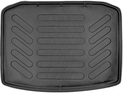 Rizline Passgenau 3D Kofferraumwanne Kompatibel mit Seat Ateca 4Drive 2016-2025 ** Modelle ohne Reserverad ** Kofferraummatte Schutzmatte Zubehör Antirutschmatte Kantenschutz TPE Gummi Dauerhaft