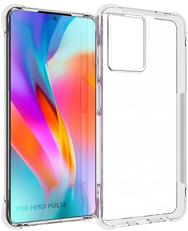 TailTech Hülle für HMD Pulse Serie [Klar] - Transparente TPU Stoßstangenhülle, Handyhülle Kompatibel mit HMD Pulse/Pulse Pro/Pulse+