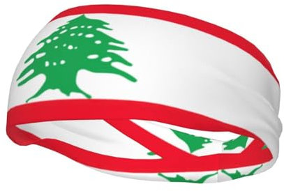 Unisex-Stirnband mit Libanon-Flagge, vielseitiges Lauf-Stirnband, perfekte Mischung aus Mode und Funktion
