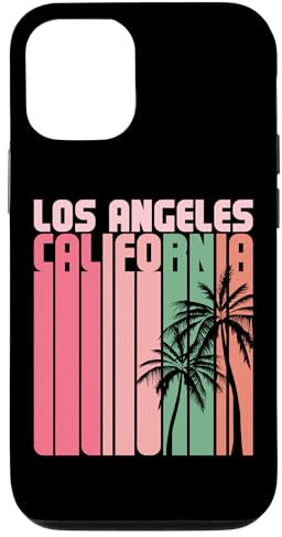 Hülle für iPhone 12/12 Pro Retro Los Angeles California Vintage Strand Palme Sommer