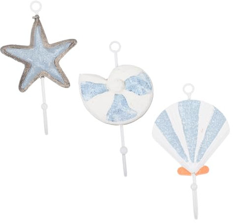 OFFSCH 3-teilige Wandhaken Handtuchhaken Für Badezimmer Aus Robustem Eisen Und Harz Zum Aufhängen Von Handtüchern