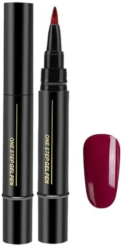 Nail Gel Pen Brush,Quick Drying Nail Polish Art Pens | Fast Dry Nail Gel Pen Brush, Gel Nail Polish Pen for Women, Girls, Family, Friends