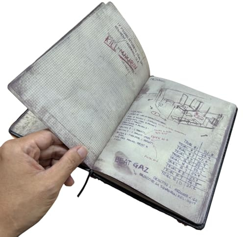 Costumeteers SOAP JOURNAL COD Duty Book MacTavish Tactical 100 Pages Diary Notebook Memorabilia Mission Logs Credenhill Press props