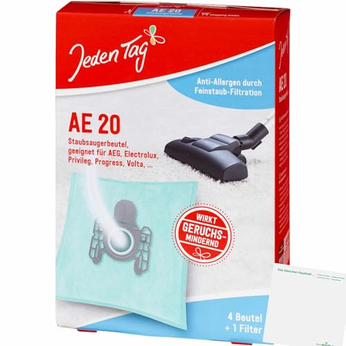 usy Bundle für Jeden Tag Staubsauger-Beutel AE20 (5Stk Packung) + usy Block