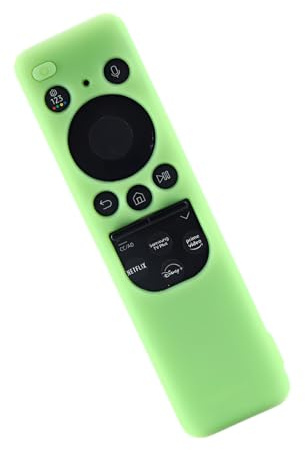 TEOZBLU Funda de Silicona Mando para Samsung | Compatible con BN59-01432/BN59-01436 | Fluorescente y Antigolpes | Protección Antiarañazos para Smart TV Hogar