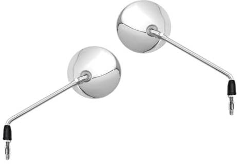 Rückspiegel Spiegel Set - Sym Mio (E-Prüfzeichen, M10) Chrom, MZ ETZ 150 125 250 251