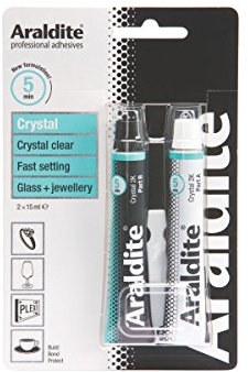 Araldite Rapid Set 2-Part Epoxy Adhesive Crystal 2 x 15ml