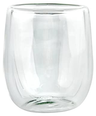 Utopia R90042 Double Walled Latte Glass, Replacement for R90008, 9.7 oz., 27 cL (Pack of 12) | Replacement cup for R90008 models offers an insulated thermal barrier to prevent condensation and keep drinks hot.