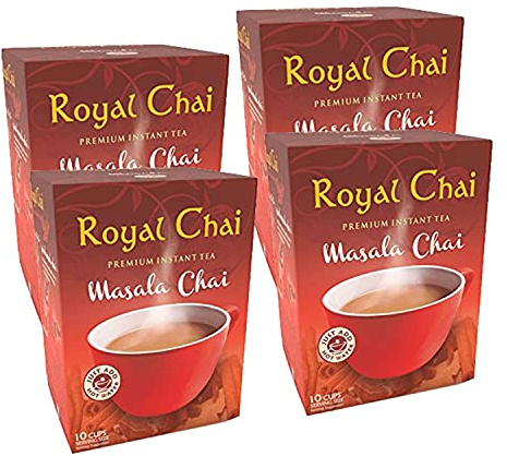 Royal Chai Premium Instant Tea Masala sweetened 220g x 4