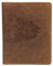 Greenburry Vintage Leder Schreibmappe DIN A5 Aktenmappe Braun 22x18x3 cm