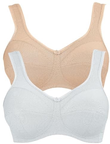Anita 2er Sparpack Entlastungs BH JANA 5427 Gr. 110D in 1xskin 1xweiß