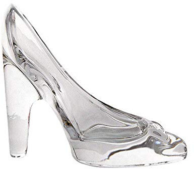 Chakil 1 Stück Fashion Kristall High Heels Anhänger Geschenke Transparent Glas Hausschuhe Ornamente Frauen Weihnachten Geburtstag Geschenk