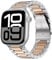 ARTCHE 42mm 41mm 40mm 38mm Metal Strap for Apple Watch Straps, Stainless Steel Cool Band Replacement Strap Compatible with iWatch Series 10/9/8/7/6/5/4/3/2/1/SE/SE2, Silver & Rose Gold