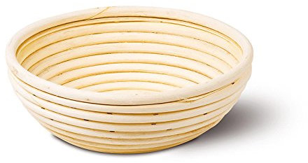 KoMo Peddigrohrkörbchen rund (handgefertigt, für ca. 1 KG Teig)