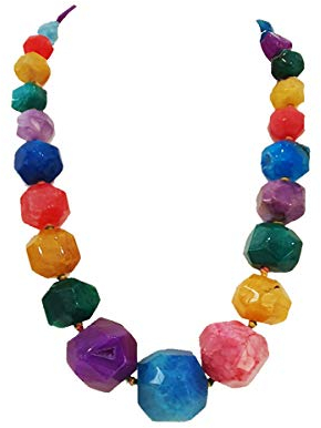 Treasure Bay Atemberaubende Achat-Halskette für Damen und Herren, Achat