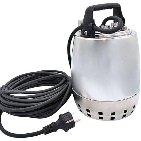 Pompe de relevage Calpeda tout inox GXR9 0,25 KW - Triphasé 380V - Jusqu'à 10.2 M3/H - Relevage d'eaux légèrement chargées - Immersion de 15mm mini à 5m max