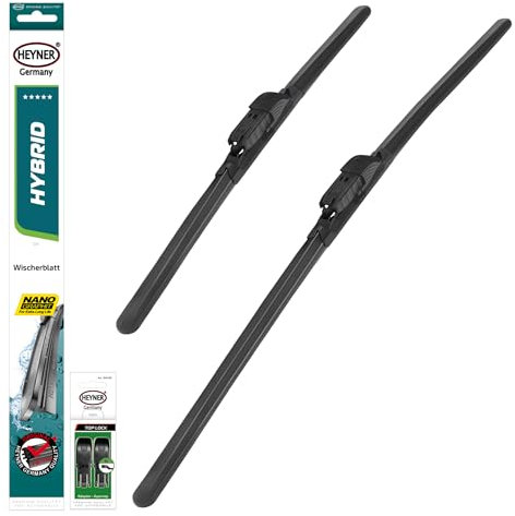 HEYNER® Scheibenwischer Set passend für SKODA YETI (05.2009-12.2017) HYBRID Flachbalkenwischer