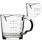 70ml Mini Glass Measuring Cup Jugs Espresso Shot Glass Measure Heavy Glass Jigger Spirit Measure Cup Round Graduated Beaker Handled Measuring Cup for Bar Party Wine Cocktail Drink Shaker Milk Coffee