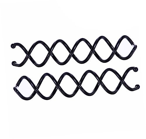 Minkissy Spiral Bobby Hairpins Spin Pins for Hair, 20pcs Bun Twist Screw Hair Clip Blonde Updo hair Accessories Messy Bun Tool (Black)