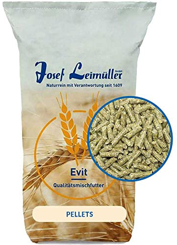 Leimüller Kaninchenfutter 5kg Pellets Classic | Qualitätsfutter für Kaninchen und Hasen | für Erhaltung und Zucht Aller Rassen | ohne Gentechnik | hergestellt in Österreich