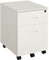 Vinsetto Schedario da Ufficio Cassettiera Per Scrivania in Legno, 2 Cassetti, Serratura con 2 Chiavi, Bianco, 40x45x55.6cm