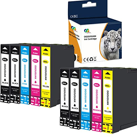 Teland 29XL 29xl 29 XL de Cartouche d'encre Compatible pour Epson 29XL 29 pour Epson Expression Home XP-235 XP-245 XP-247 XP-330 XP-332 XP-335 XP-342 XP-345 XP-430 XP-432 XP-435 (Pack de 10)